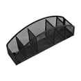 thumbnail image 2 of Dongrere Mesh Pen Holder, 5 Compartments Metal Desk Storage Organizer for Home Office Table Use, 10.8x2.7x3.2 Inch, 2 of 7