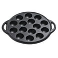 thumbnail image 1 of Escargot Dish Plate Snail Baking Pan Cooking Tray Serving Ceramic Dishes Bowls Multi Meatball Frying Thickened Pot Iron, 1 of 7