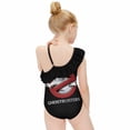 thumbnail image 4 of Ghostbusters Movie Logo One-Piece Swimsuit for Girls Adjustable One Shoulder Ruffled Swimwear Summer Beach Kids Bathing Suits Sizes 6-12Y, 4 of 7