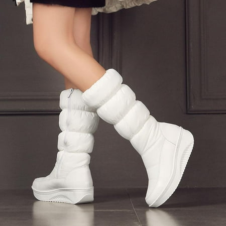 

Women s Boots Autumn and Winter Downcloth Wedges Snow Boots