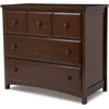 Delta Children 3 Drawer Dresser, Merlot