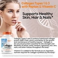 thumbnail image 4 of Doctor's Best Colágeno tipos 1 y 3 con Peptan, sin OGM, sin gluten, sin soja, apoya el cabello, la piel, las uñas, los tendones y los huesos, 1000 mg, 180 tabletas, 4 of 5