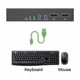 thumbnail image 1 of Extension Kvm 4k 60hz sur Ip avec Port USB IR RS232 Non Compressé HD 2.0 à RJ45 Émetteur Ethernet pour PS4 PC TV, 1 of 6