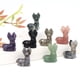 thumbnail image 2 of Estatua de ciervo de 1,2 ", piedra de pirita Natural, estatuilla de Animal curativo tallada de cristal, artesanías de piedras preciosas de Reiki, decoración del hogar, regalos de vacaciones, 2 of 4
