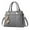 Gray, variant on JAHH 100pcs Women Genuine Leather Designer Tote Bags Purses and Handbags for Women Fashion Ladies Top Handle Shoulder Satchel Bag Four Seasons
