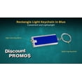 thumbnail image 3 of 10 Flashlight Keychains Pack - Rectangle, Plastic - Blue, 3 of 5