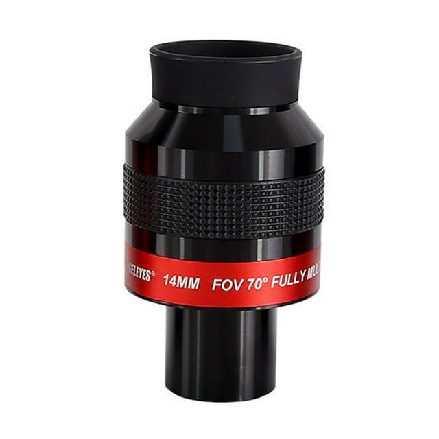 70° Flat Field Parfocal 7/14/22mm 1.25'' Eyepiece For Astronomical Telescope
