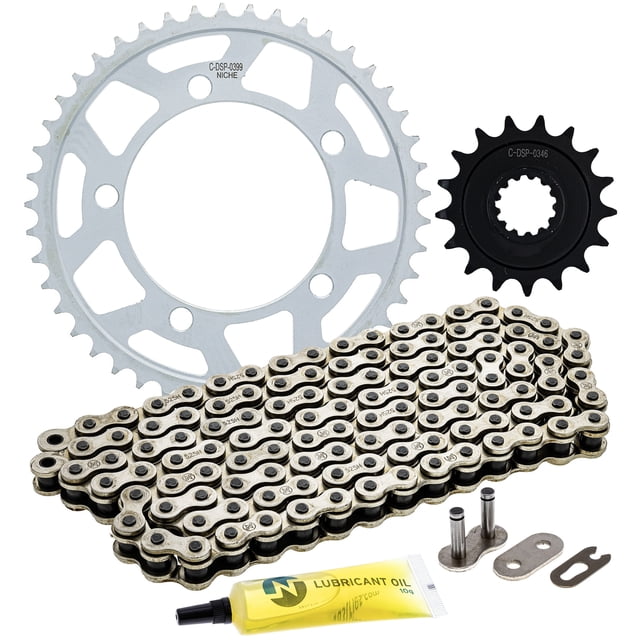 Niche Sprocket Chain Set for BMW S1000RR 17/45 Tooth 525 Front Rear Kit MK1014422