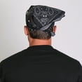 thumbnail image 3 of Hot Leathers BAB1075 Spade Skull Paisley Bandana 21X21, 3 of 3