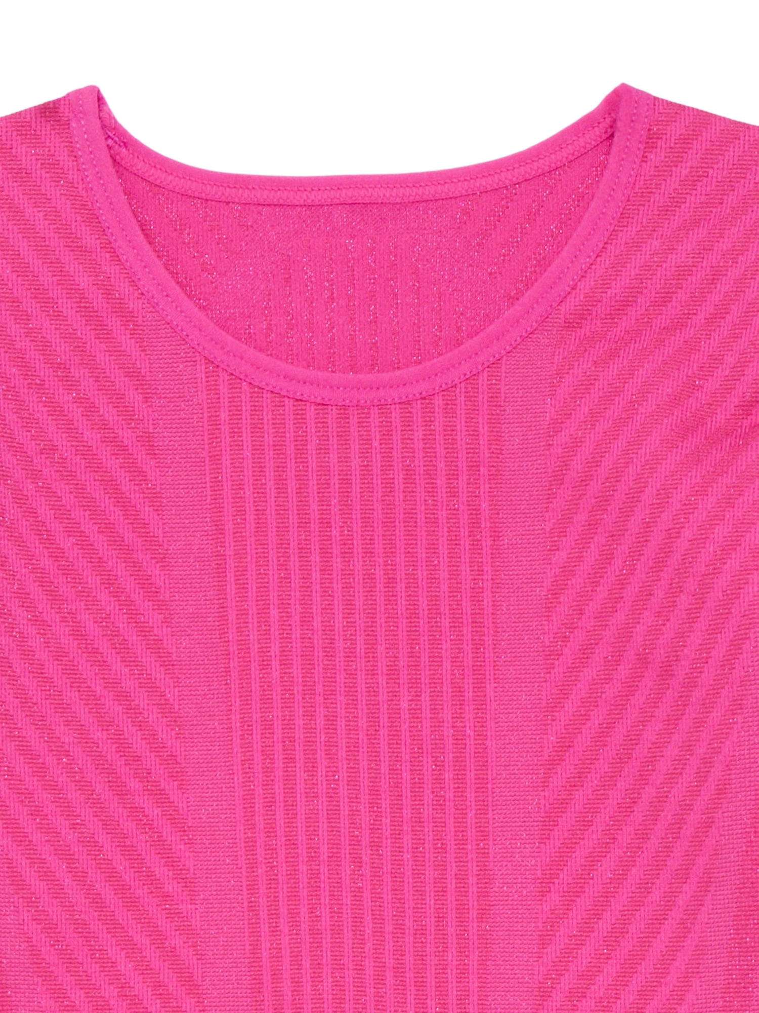 Athletic Works Girl's Sparkle Seamless Top, Sizes 4-18