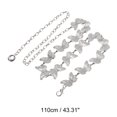 thumbnail image 3 of Unique Bargains 1 Pc Waist Chain Butterfly Design Adjustable Waist Cord for Women Silver Tone, 3 of 6