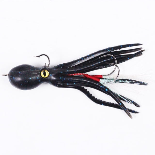 21g/11cm Octopus Fishing Lure Tackle Hook Artificial Silicone Soft Baits Triple Jig Sinking Octopus Swimbaits Fishing Tools Lure