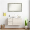 thumbnail image 2 of Amanti Art Custom Framed Wall and Bathroom Mirror (26 x 42 in.), Dove Greywash Frame, 2 of 7