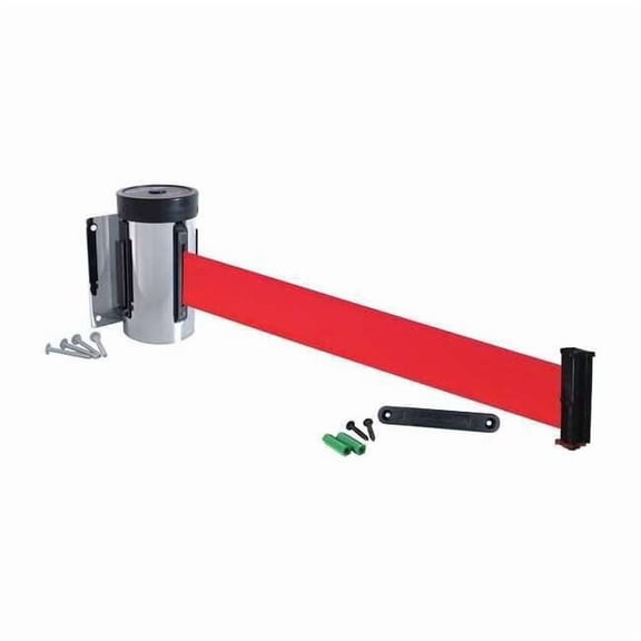 Wall Barrier, 10ft Red Belt WM700PC-RD-RE