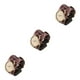 thumbnail image 5 of Reloj de hombre Minnieouse de aleación y cuero decorativo negro Marrón, 5 of 6