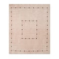 thumbnail image 2 of Rugsotic Carpets Hand Knotted Wool Area Rug 8'x11' Beige Geometric Rectangle Indoor Rug for Living Room, Bedroom Antimicrobial L00532, 2 of 4