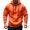 Orange, variant on EchfiProm Mens Black Hoodies Sweatshirt Big and Tall Walking 1/4 Zip Plain Tops for Men 3XL