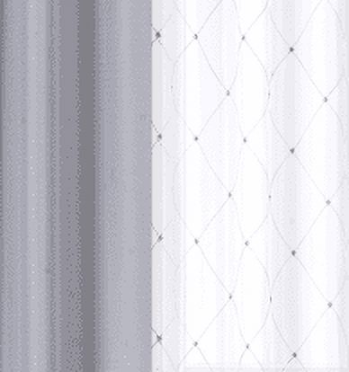Mainstays 4 Piece Set, 2 Curtain Panels with 2 Sheers