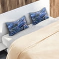 thumbnail image 6 of Satin Pillowcase Home Luxury Envelope Pillowcases Soft And Smooth Blue Roses, 6 of 6
