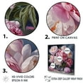thumbnail image 3 of Designart "Still Life Of Pink Peony Bouquet" Peonies Floater Framed Wall Art Living Room, 3 of 5