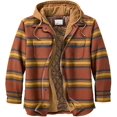 thumbnail image 1 of Lined Shacket Jacket For Men,flannel Hoodie Quilted Mens Shackets Long Cute Fall Shirts Plus Size Plaid Jacket, 1 of 2