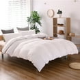 thumbnail image 2 of 1PC Quilt Cover + 1PC Pillow Case Bedding Set, Machine Washable Washable Cotton Soft Bed Duvet, 2 of 8
