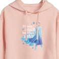 thumbnail image 3 of Disney Frozen 2 - It's So Much Fun Being A Sister Elsa - Juniors Cropped Pullover Hoodie, 3 of 5