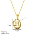 thumbnail image 2 of Loovee Jewelry Necklaces for Women 26 Letter Alphabet A-Z Pendant Necklace in Sterling Silver Birthday Jewelry Gifts, 2 of 7