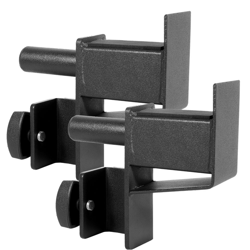 Ollieroo 2Pcs Steel Hooks Barbell Holder Attachment for Power Rack Fit