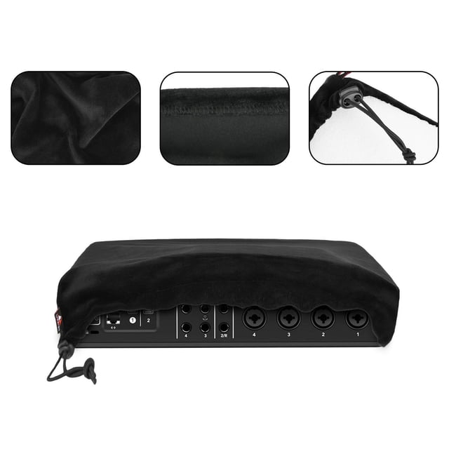 Funda protectora para mezclador de audio, de tela , suave, elástica y a prueba de polvo, para control de grabación en casa.