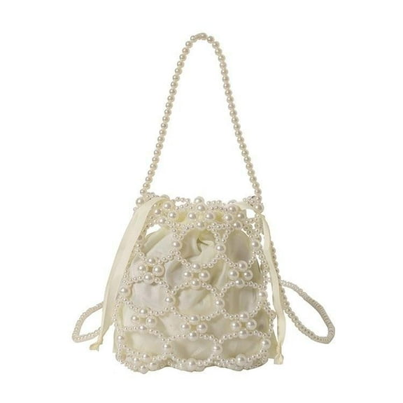 IELGY exquisite and fashionable handbag, foreign-style beaded mobile phone bag, fresh and elegant diagonal span women's bag