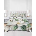 thumbnail image 3 of Country Flowers Twin XL Size Down Alternative Comforter, Lightweight Comforter Quilt Bedding Set with Pillow Shams Spring Botanical Magnolia Branches All Seasons Bed Comforter Duvet Insert 68"x98", 3 of 7