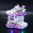 thumbnail image 1 of Girls Shoes With Lights, Mesh Breathable Sneaker Princess Shoes-Youyoupin, 1 of 4