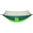 thumbnail image 2 of Durable Nylon Hammock with Breathable Mesh, Portable Parachute Material Hammock for Outdoor Adventures, 2 of 8