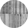 thumbnail image 1 of Ahgly Company Indoor Round Patchwork Gray Transitional Area Rugs, 7' Round, 1 of 1