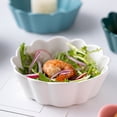 thumbnail image 2 of Qeeadeea Small Baking Dish, Set Of 2, Colorful Ceramic Casserole Dish Round, Small Ceramic Pie Plate Oven Safe-white-15x15x5cm, 400ml, 2 of 7