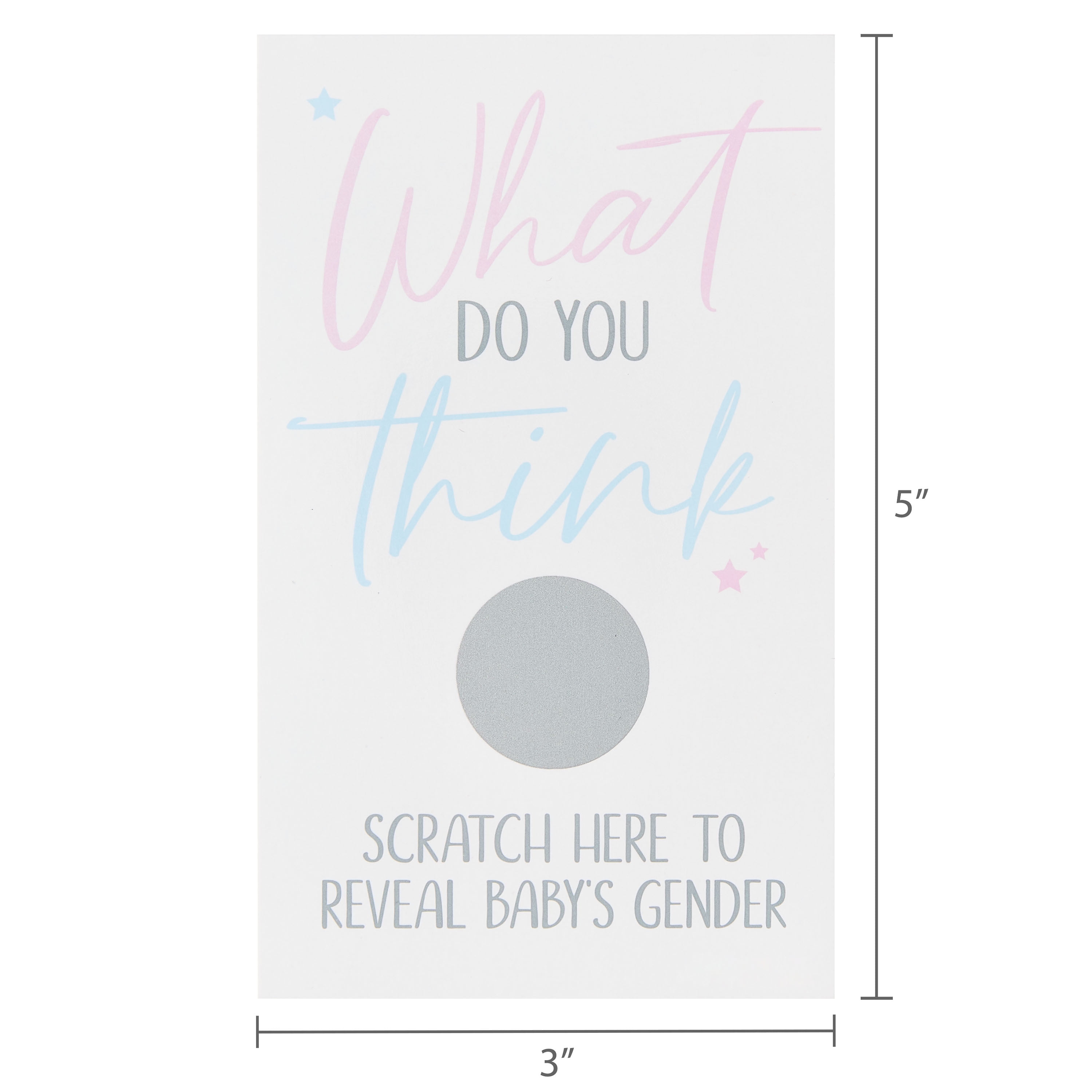 Boy Gender Reveal Scratch Offs, 10 Pieces, by Way To Celebrate