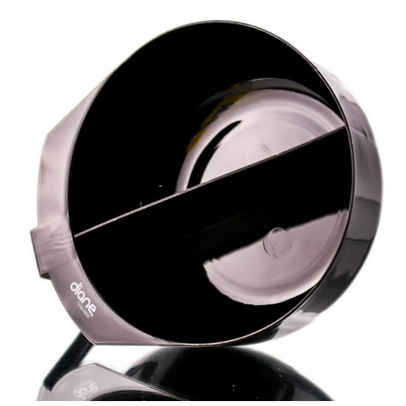Color : Black , Diane by Fromm Divided Tint Bowl , Hair Scalp - Pack of 2 w/ SLEEKSHOP Teasing Comb