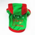 thumbnail image 1 of Vestido de Navidad para perros, ropa con capucha, jersey con capucha para cachorros, disfraz de Navidad, suministros para animales Sincero Hogar, 1 of 4