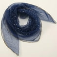 thumbnail image 7 of Women's Glitter Decor Head Scarf, Rhinestone Head Scarf, Soft Glitter Rhinestone Long Scarf Shawls, 7 of 7