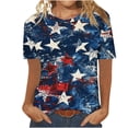thumbnail image 1 of Pantalones Cortos para Mujeres Sexy, Moda Casual Impreso Cuello Redondo Camiseta de Manga Corta para el Verano Y Diario, 1 of 4