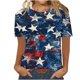 thumbnail image 1 of Pantalones Cortos para Mujeres Sexy, Moda Casual Impreso Cuello Redondo Camiseta de Manga Corta para el Verano Y Diario, 1 of 4