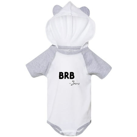 

Inktastic Easter BRB Jesus Gift Baby Boy or Baby Girl Bodysuit