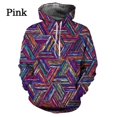 thumbnail image 3 of Sudadera con capucha con estampado geométrico en 3D para hombres y mujeres, sudaderas con capucha divertidas, hipnóticas, coloridas, informales, geniales, para parejas, 3 of 5