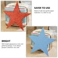 thumbnail image 4 of 80 Pieces Glittering Paper Stars for Decoration with Bright Assorted Colors and Safe Materials, 4 of 7