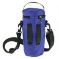 thumbnail image 3 of Water Bottle Holder Carrier with 3 Pockets And Adjustable Shoulder Strap - Green, 3 of 6