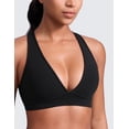 thumbnail image 4 of CRZ YOGA Butterlift Deep V Neck Sports Bras For Women, 4 of 6