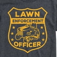thumbnail image 3 of Instant Message - Lawn Enforcement Officer Badge - Father's Day Gift - Men's Short Sleeve Graphic T-Shirt, 3 of 6