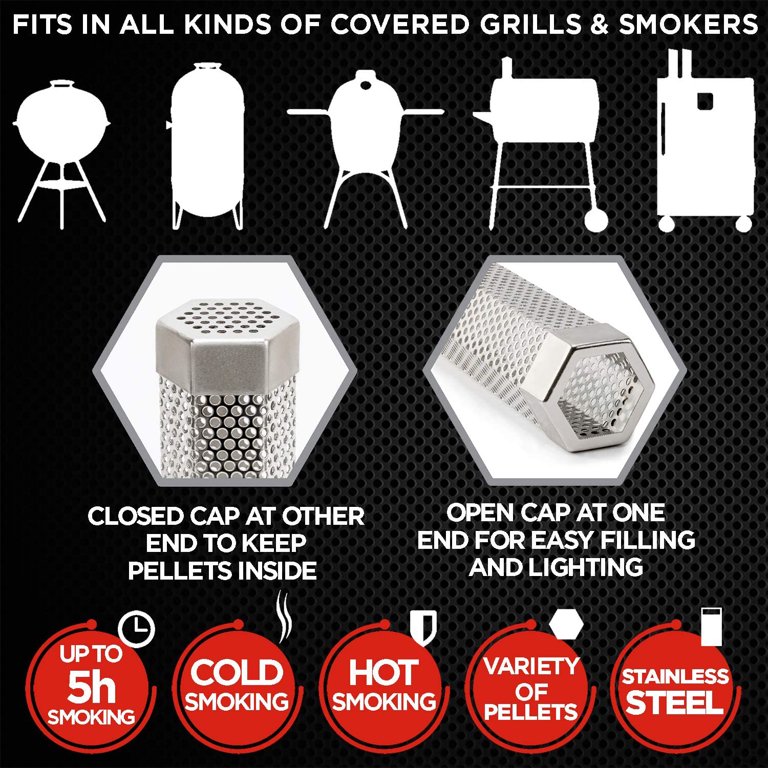 Mountain Grillers Pellet Smoker Tube 5-Hour Smoke Tube Generator