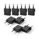 thumbnail image 1 of Bates- Adaptador De Enchufe De Viaje Europeo Paquete De 8 Adaptador De Enchufe Europeo Negro Adaptador De Enchufe De Ee. Uu. A Europa Adaptador Para Enchufe De Europa Adaptador De Enchufe De Ee. Uu. A, 1 of 5